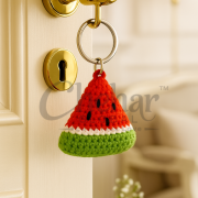 Handmade Crochet Watermelon Keychain