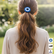 Handmade Crochet Evil Eye Hair Rubber Band