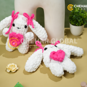Babique Rabbit Pink Plushie Animal Children Crochet Toy
