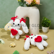 Bunny Red Rabbit Plushie Animal Crochet Toy