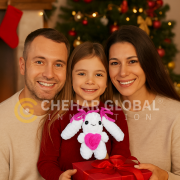 Babique Rabbit Pink Plushie Animal Children Crochet Toy