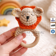 Crochet Baby Animal Rattle – Cute Soft Crochet Lion Rattle