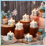 Cloud Bubble Cube Candle