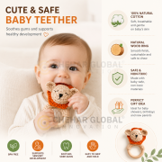 Crochet Baby Animal Rattle – Cute Soft Crochet Lion Rattle
